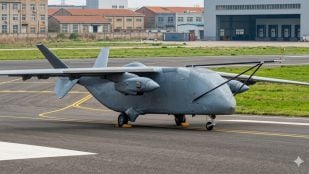 Representación del dron chino gigante.