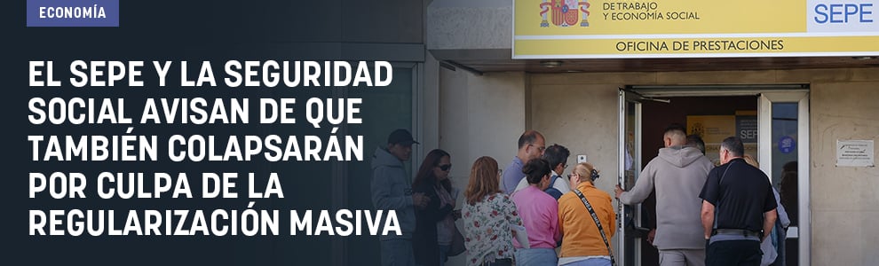 El SEPE y la Seguridad Social avisan de que también colapsarán por culpa de la regularización masiva