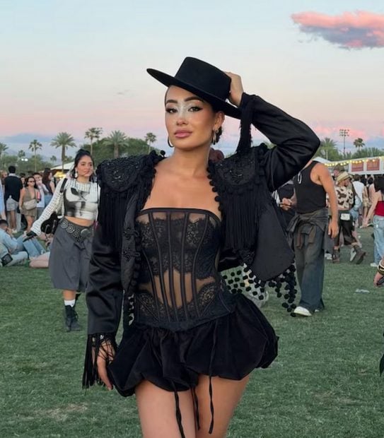 Marina Rivers en Coachella. (Foto: Instagram)