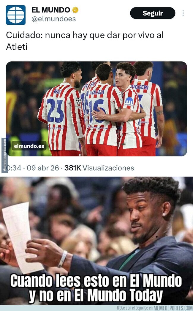 Los mejores memes del Atl&eacute;tico de Madrid - Barcelona de la Champions