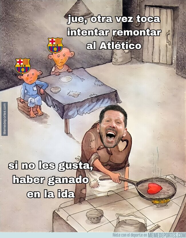 Los mejores memes del Atl&eacute;tico de Madrid - Barcelona