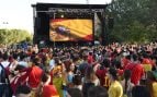 pantalla gigante Barcelona Mundial, España, selección