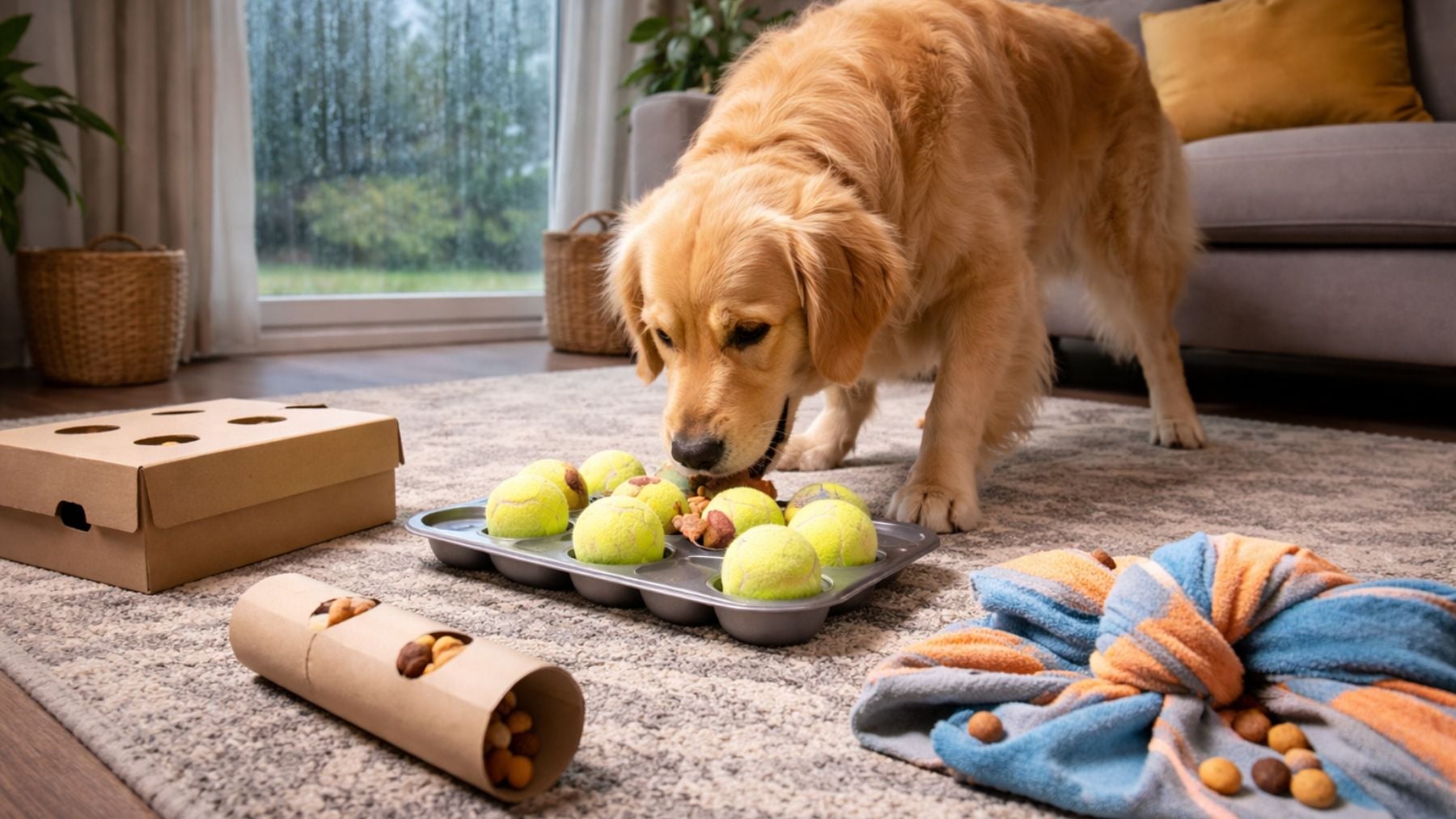 El consejo de oro para quienes tienen un perro en casa: si llueve y no puedes salir con él, usa este juguete
