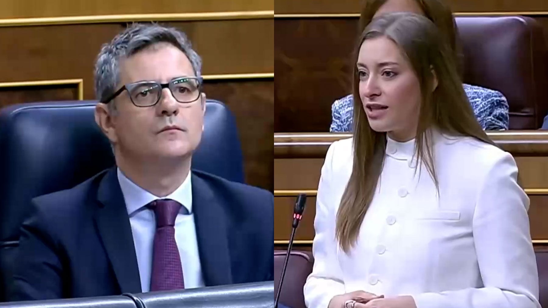 Ester Muñoz se mofa de Bolaños: Cuando Sánchez ha tenido que elegir un vicepresidente ha elegido al listo, no a usted