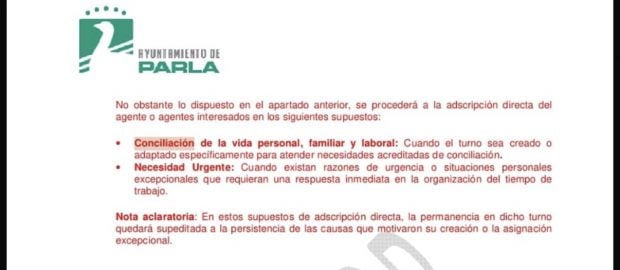 Anexo de conciliaci&oacute;n que Jefatura ha pedido eliminar del convenio.