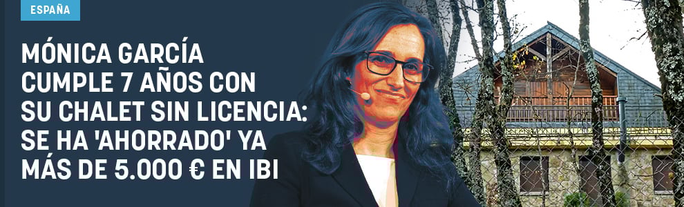 Mónica García cumple 7 años con su chalet sin licencia: se ha