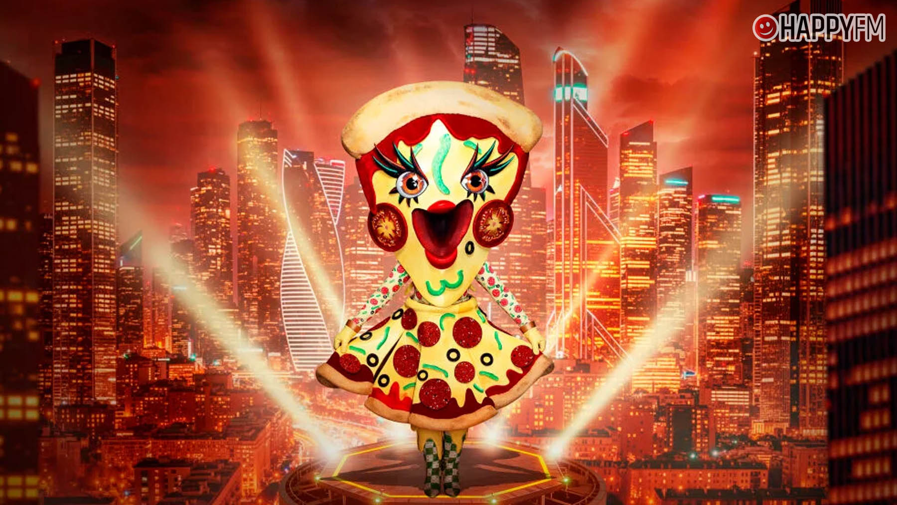 Pizza en Mask Singer 5. (Atresmedia)