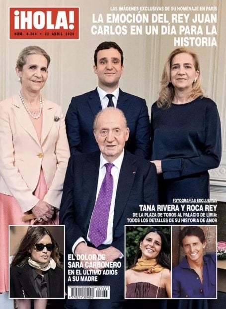 Portada de la revista Hola.