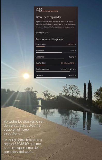 La imagen y el mensaje de Marcos Llorente.