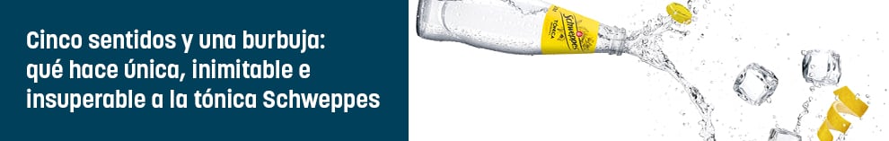 Cinco sentidos y una burbuja perfecta: qué hace única, inimitable e insuperable a la tónica Schweppes