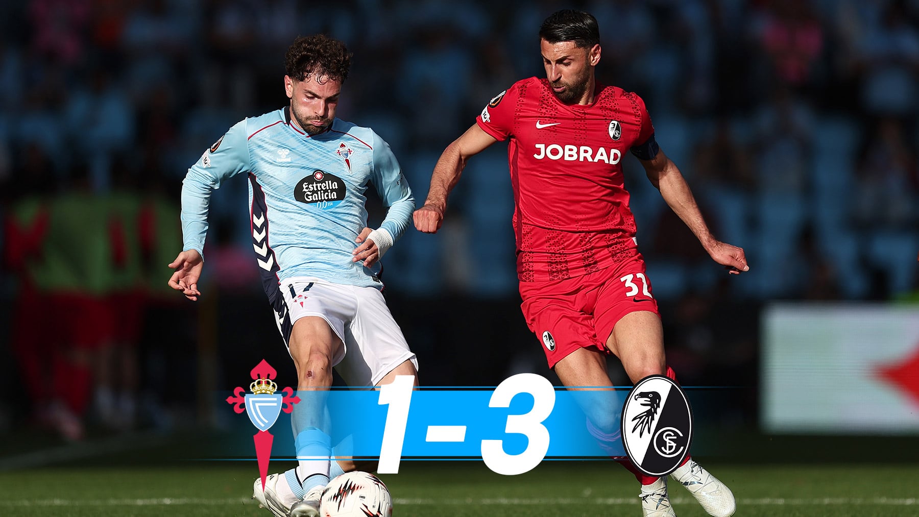 El Celta se queda muy lejos del milagro y cae eliminado de la Europa League