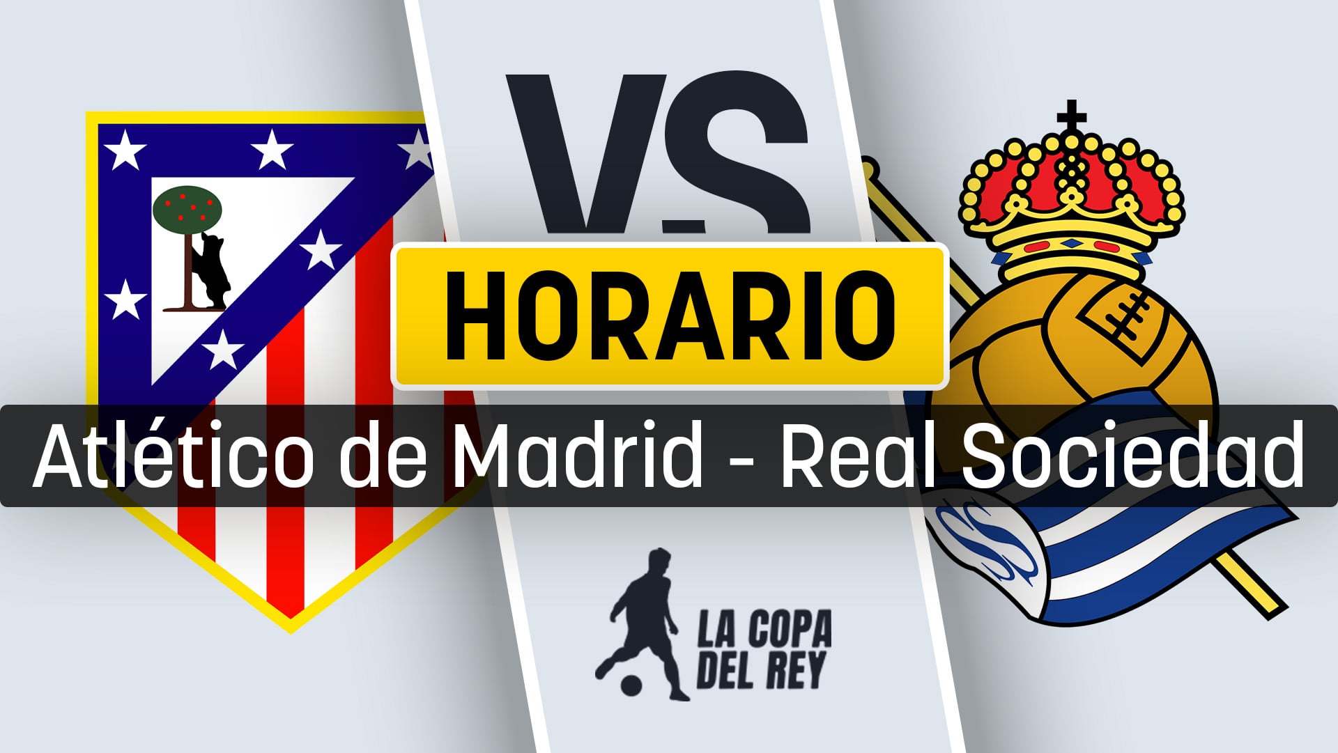 Cuándo es el Atlético de Madrid – Real Sociedad: a qué hora empieza la final de la Copa del Rey y canal de TV para ver en directo y en vivo online gratis.