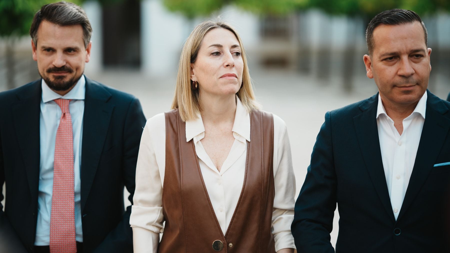 María Guardiola y Óscar Fernández celebran el acuerdo para gobernar Extremadura: Habrá 4 años de estabilidad
