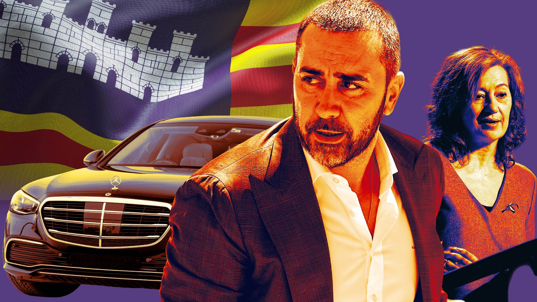 Armengol decía que no conocía a Aldama, pero le abrió el parking del Gobierno balear para reunirse con él