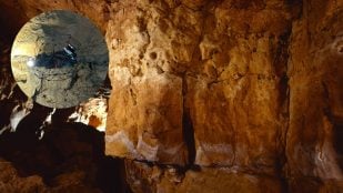 El dron que sobrevoló la cueva de Altamira. (Foto: Ministerio de Cultura // Instituto de Patrimonio y Humanidades (IPH) de la Universidad de Zaragoza)