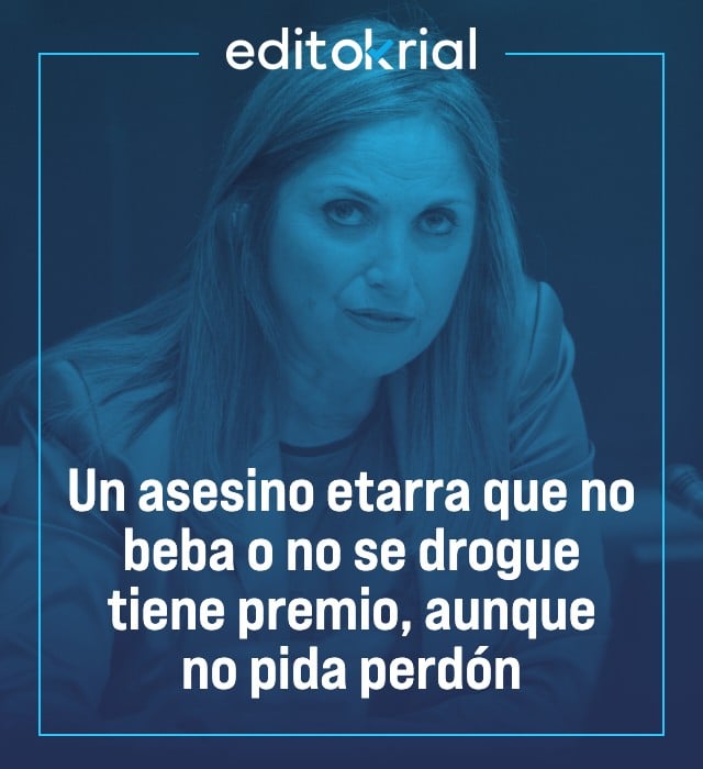 Un asesino etarra que no beba o no se drogue tiene premio, aunque no pida perdón
