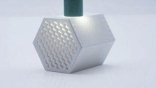 Motores de hidrógeno ultraligeros con celdas de zirconia impresas en 3D que quintuplican la potencia por peso en Dinamarca. (Foto: Lithoz)