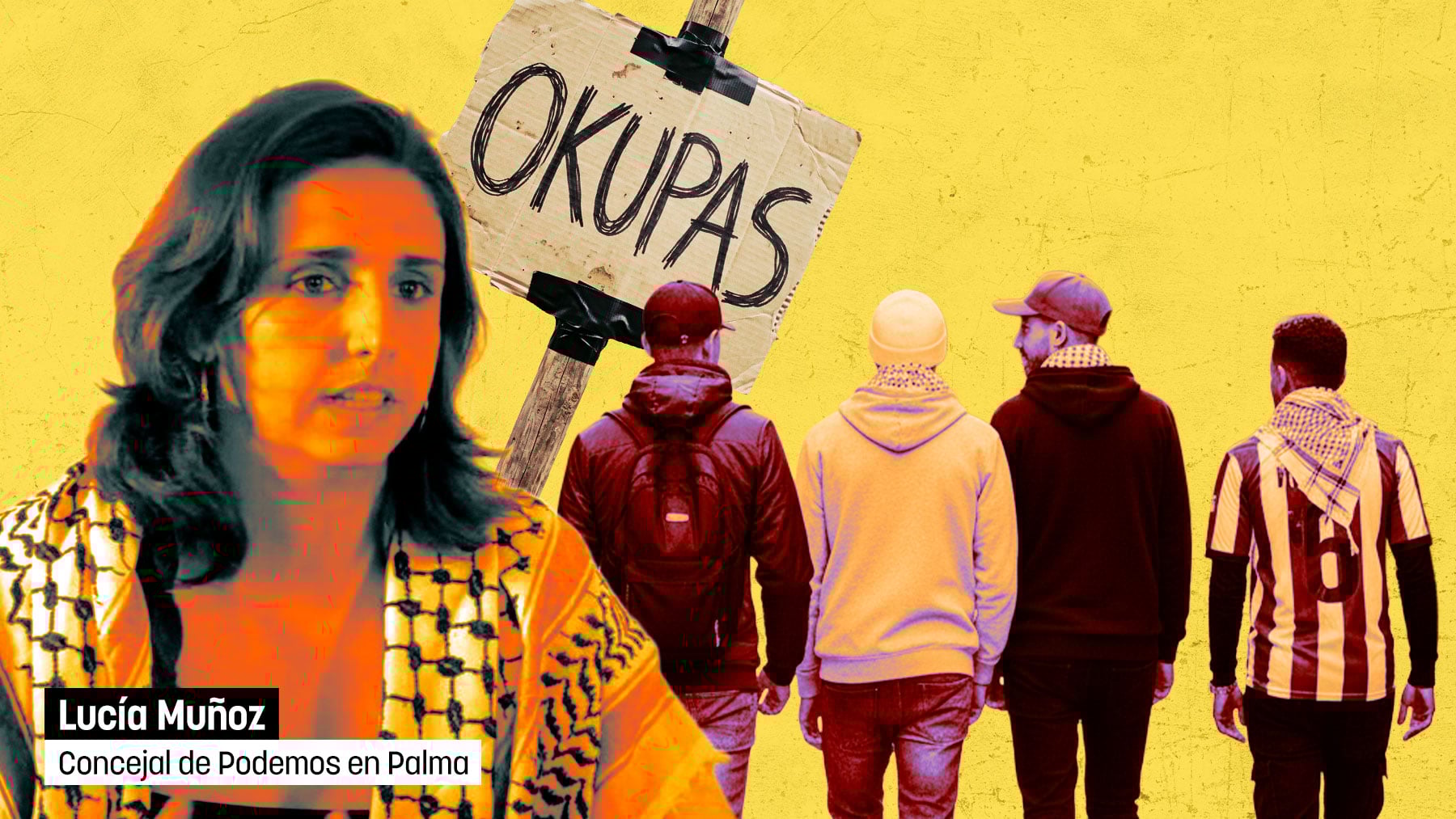 La izquierda exige al alcalde de Palma que no llame okupas a los okupas y deje de criminalizarlos