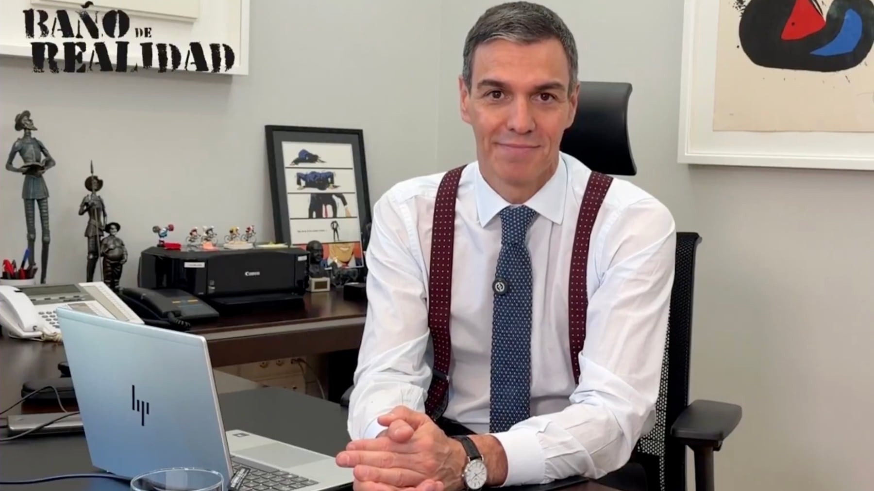 Sánchez se compara con George Clooney en El Intermedio y confirma su intención de perpetuarse en La Moncloa