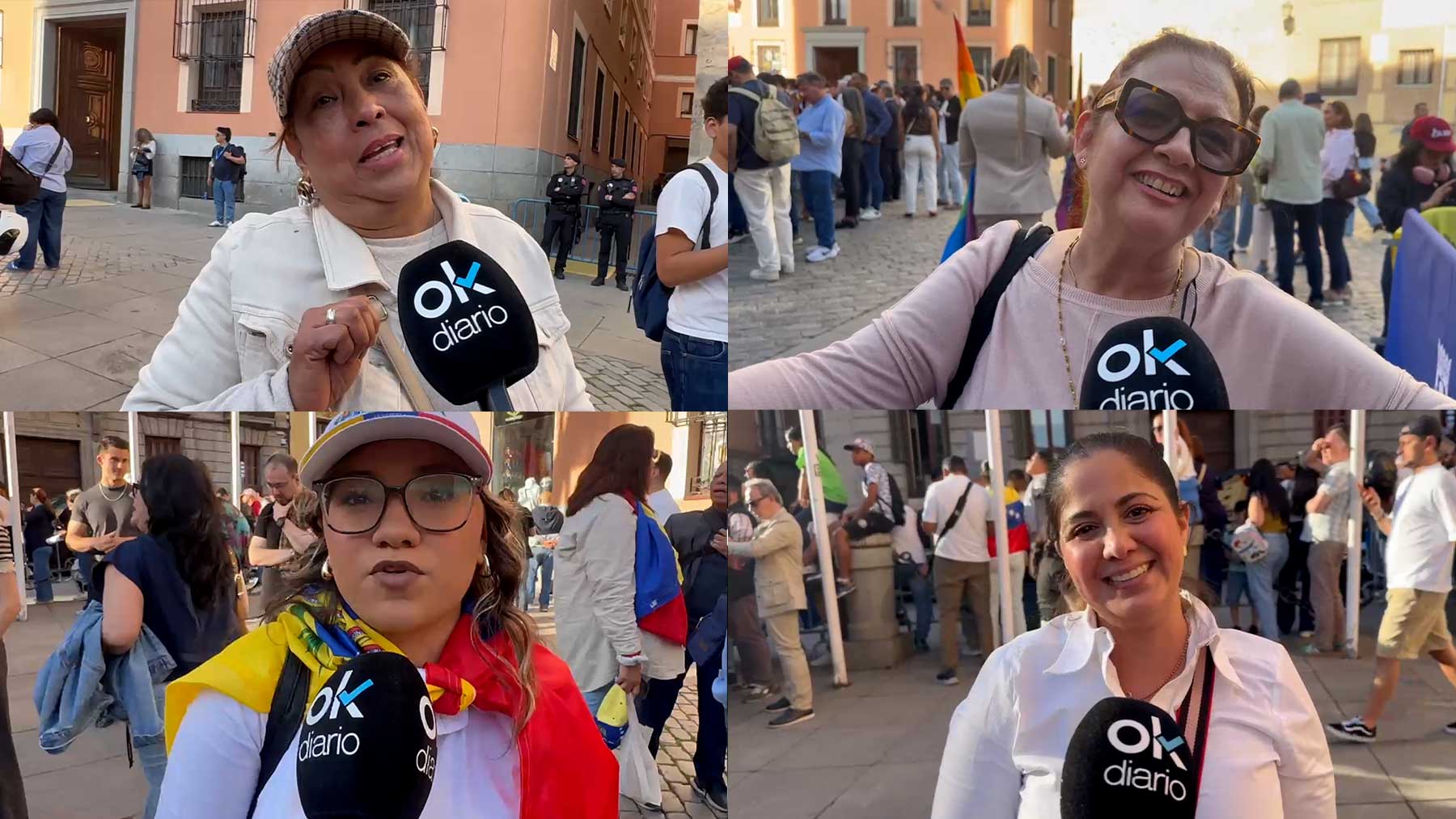 Una multitud arropa a María Corina Machado frente al Ayuntamiento de Madrid: No puedo describir la emoción