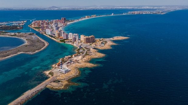 Vista aérea Mar Menor