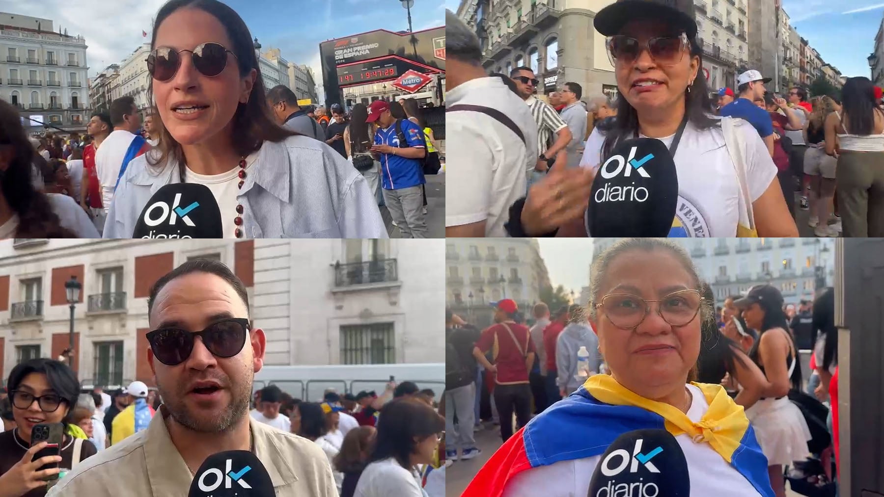 Los comunidad venezolana en Madrid arropa a Corina Machado: Se me saltan las lágrimas al verla