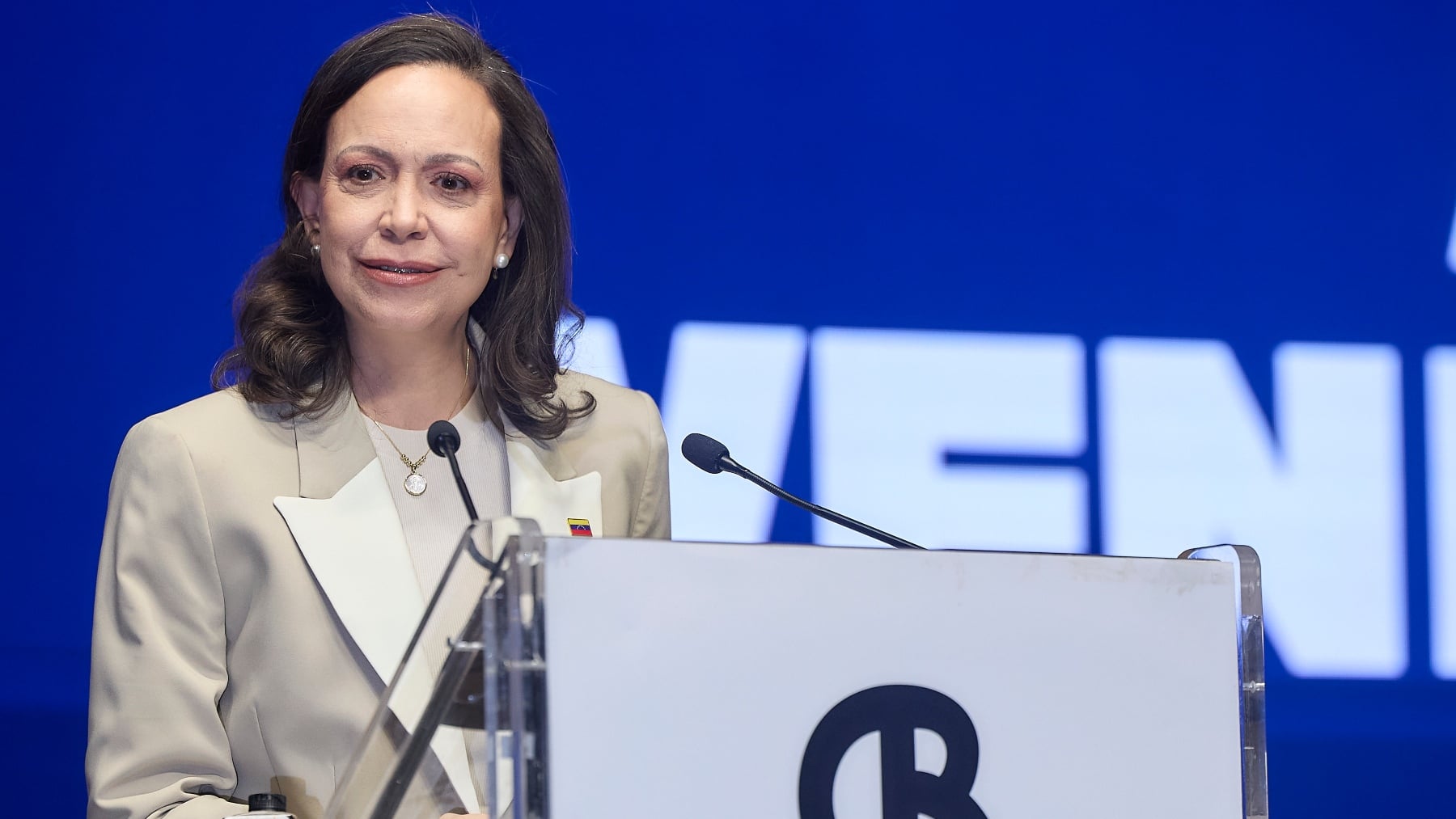 Corina Machado insinúa que Sánchez no es un líder democrático: Con los que me he reunido respetan la Constitución