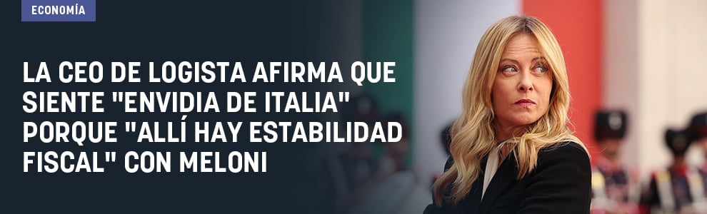 La CEO de Logista afirma que siente envidia de Italia porque allí hay estabilidad fiscal con Meloni