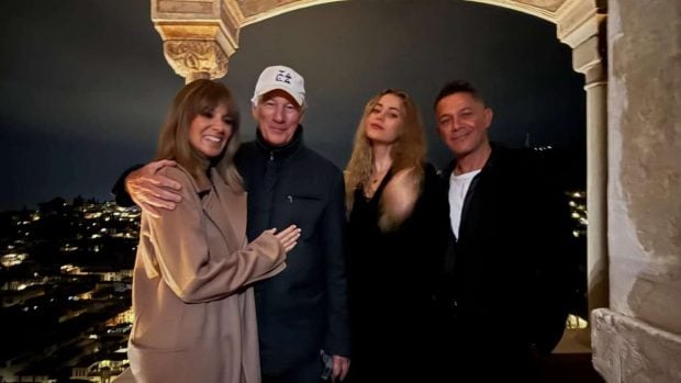 Richard Gere, Alejandra Gere, Alejandro Sanz