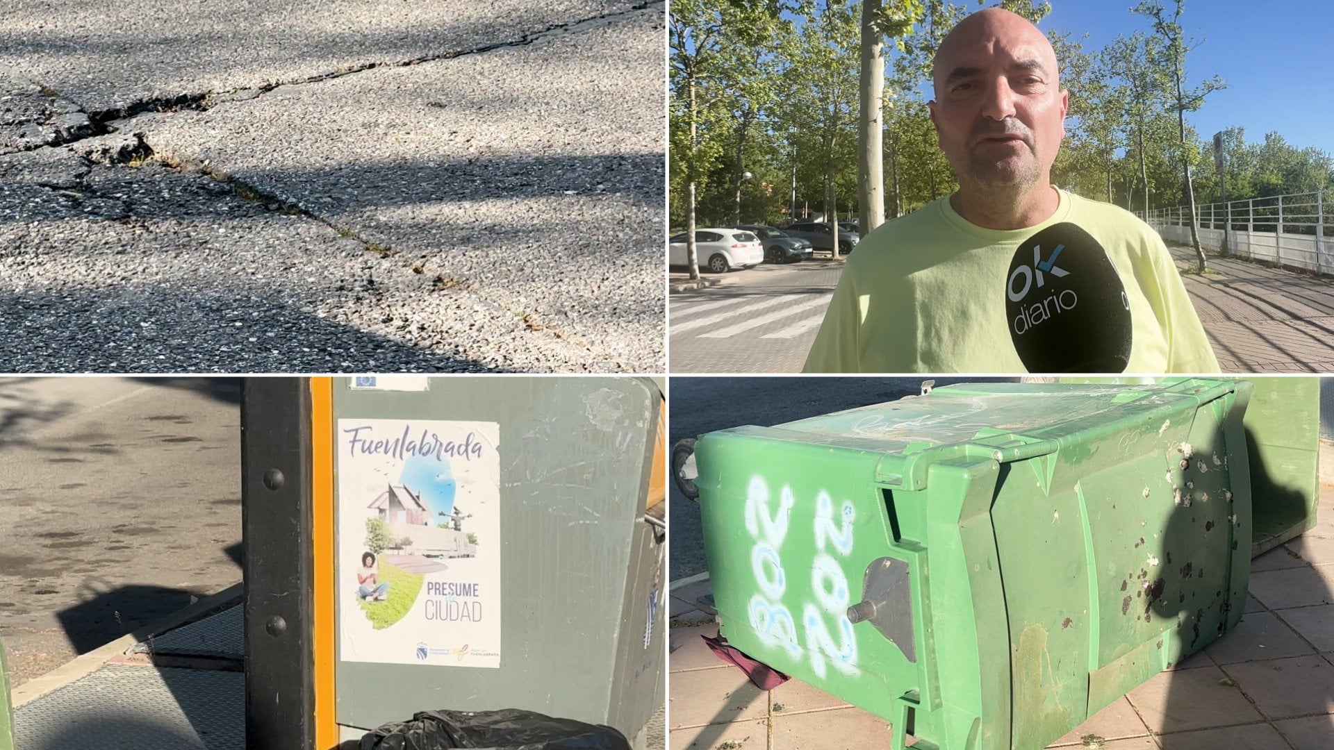 El Ayuntamiento de Fuenlabrada acumula quejas vecinales por caídas en calles en mal estado: Fui a juicio como testigo