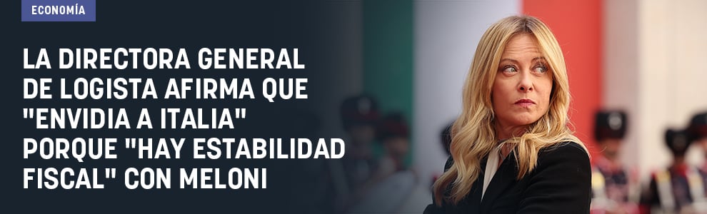 La directora general de Logista afirma que envidia a Italia porque hay estabilidad fiscal con Meloni