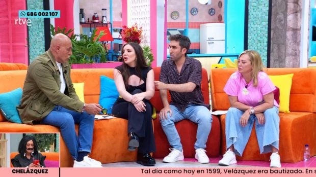 Aitor Albizua, La familia de la tele, TVE, La 1, In&eacute;s Hernand, Bel&eacute;n Esteban, Kiko Matamoros, audiencia, presentador