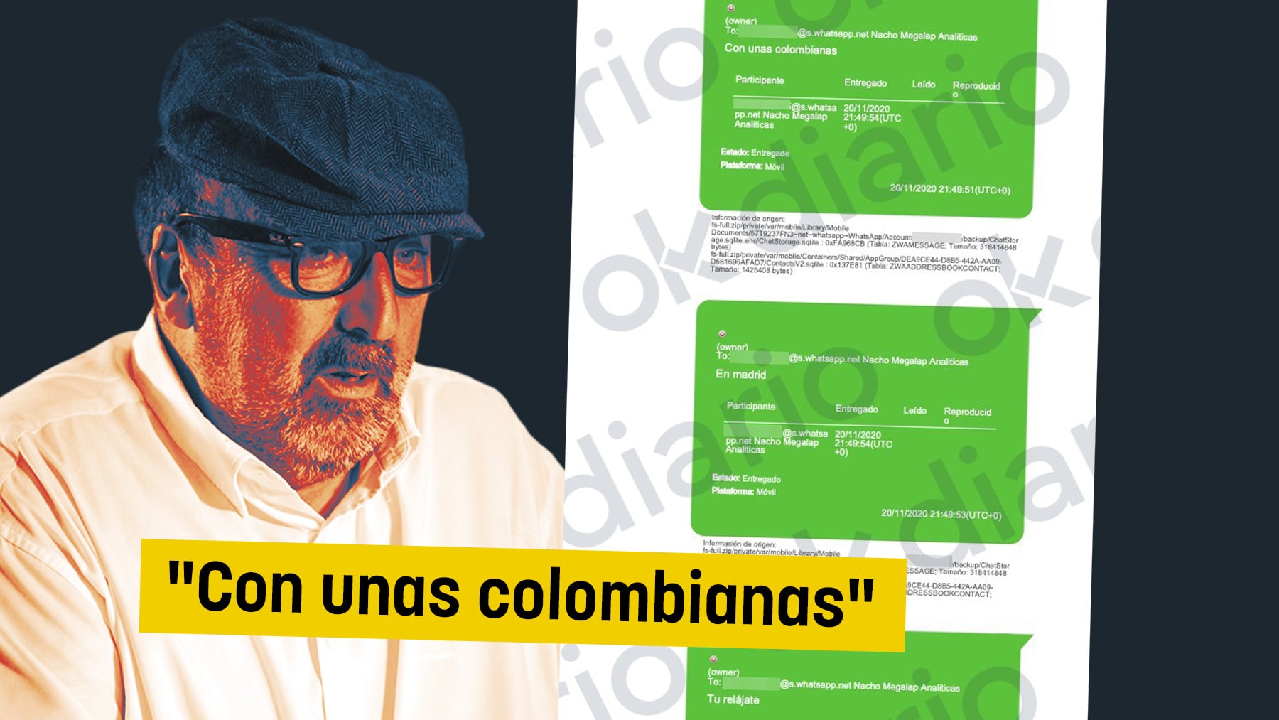 Los mensajes de Koldo prometiendo unas colombianas en Madrid a un socio de Aldama: Tú relájate