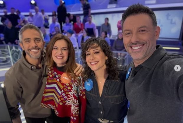 Roberto Leal, Lidia San Jos&eacute;, Luz Valdenebro e I&ntilde;aki Urrutia en Pasapalabra (Instagram).