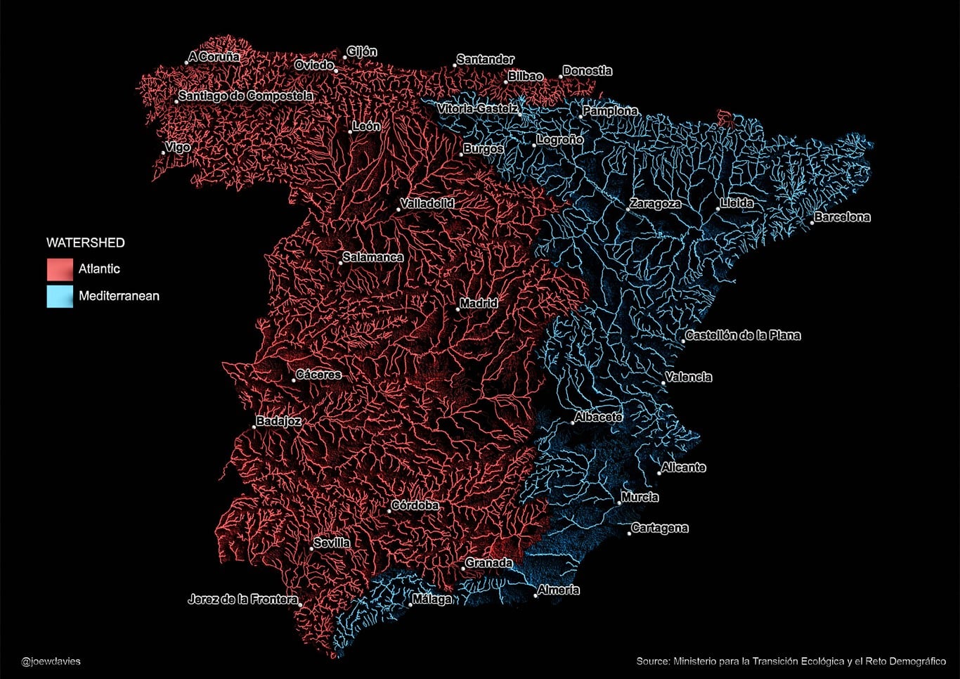 Nuevo mapa de España: la línea invisible que lo cambia todo