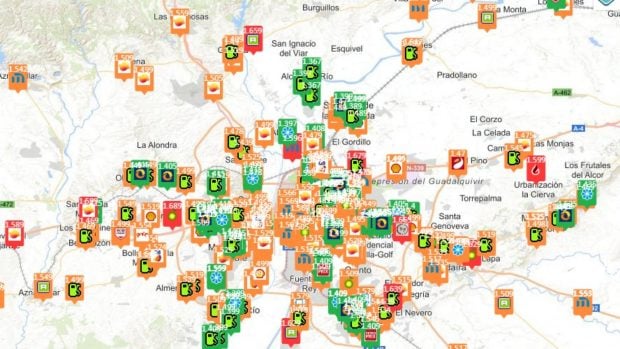 precio gasolina 21 abril Andalucia