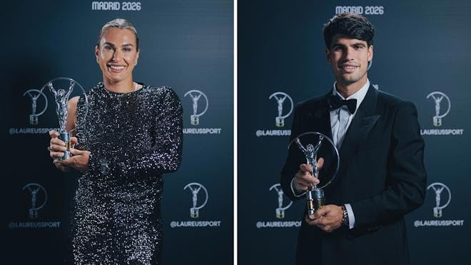 Madrid ilumina los Laureus y corona a Carlos Alcaraz, Aryna Sabalenka y Lamine Yamal