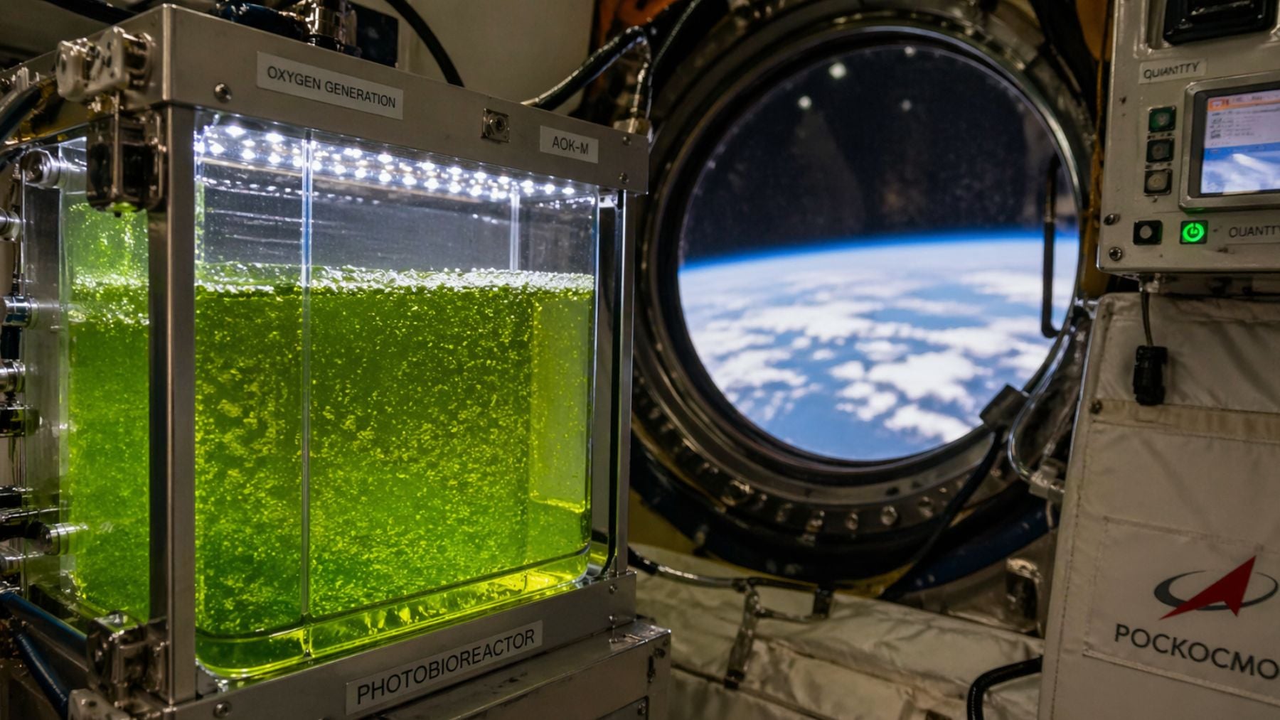 Rusia deja a todo el mundo boquiabierto: envían algas modificadas al espacio para convertir CO2 en oxígeno