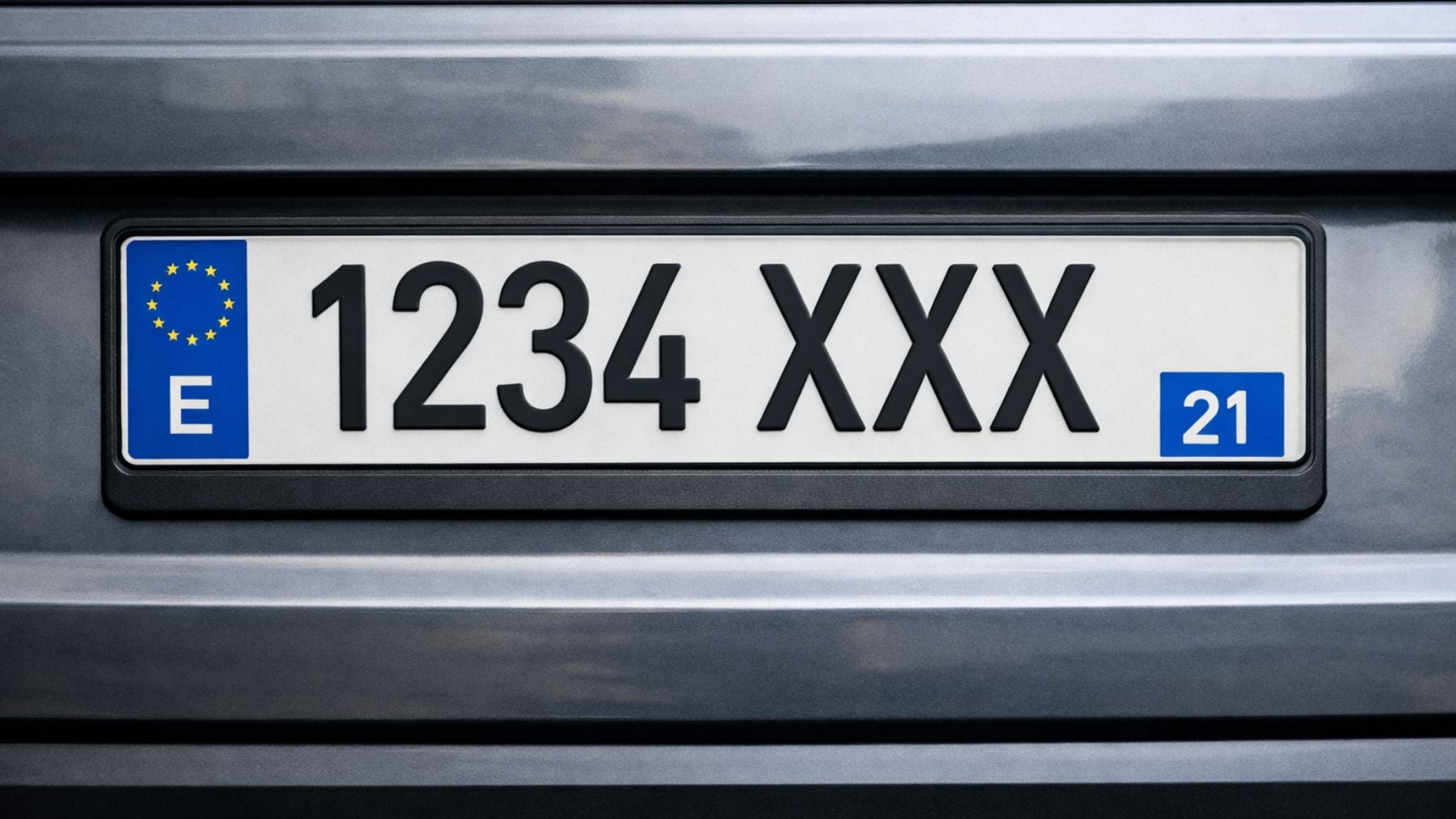 Matrícula de coche. (Imagen generada por IA)