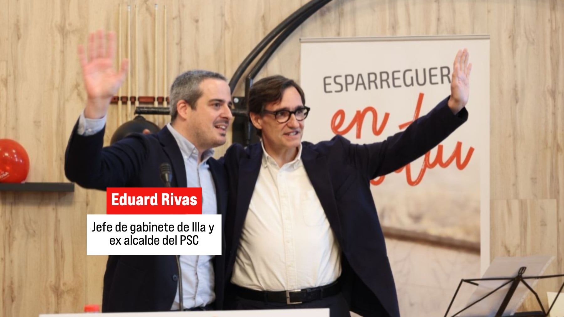 El jefe de gabinete de Illa imputado por desvío de fondos públicos en su etapa como alcalde de Esparraguera