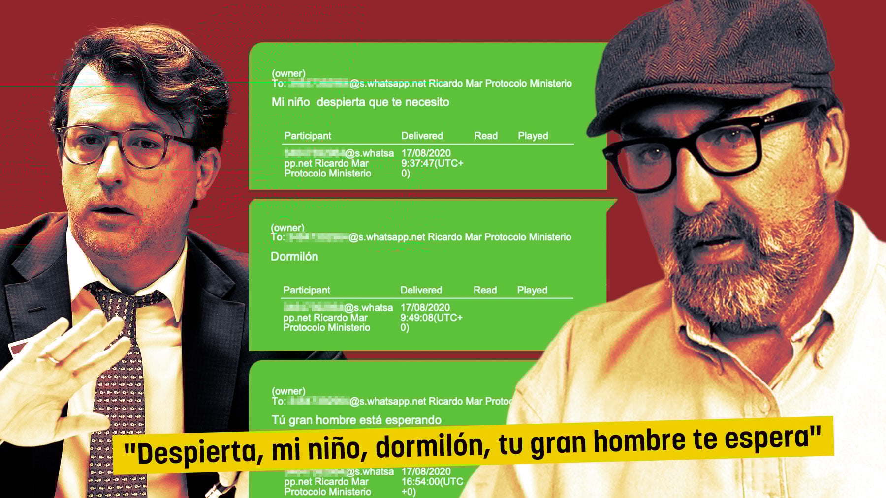 El compadreo de Koldo con el jefe de gabinete de Ábalos: Despierta, mi niño, dormilón, tu gran hombre te espera