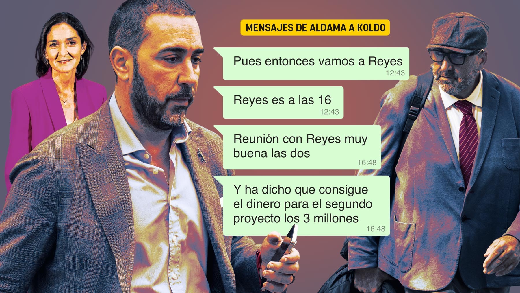 Nuevos whatsapps de la UCO desvelan una cita de la ex ministra Maroto con Aldama: Reunión con Reyes muy buena