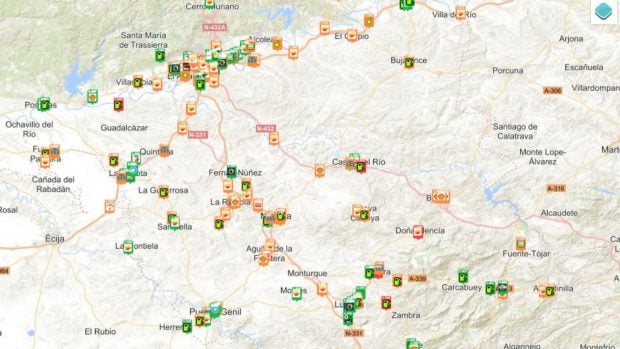 precio gasolina Andaluc&iacute;a