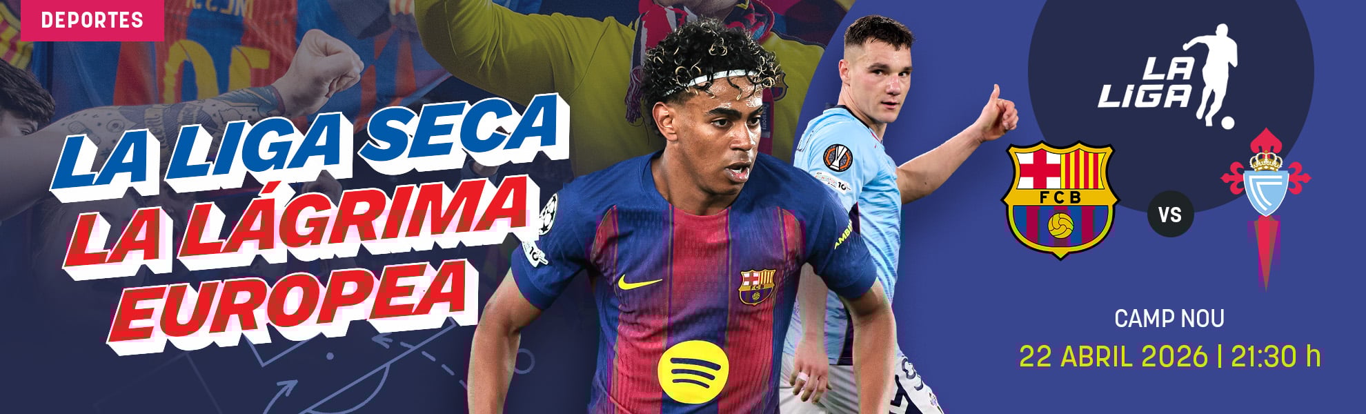 Barcelona-Celta de Vigo: la Liga seca la lágrima europea