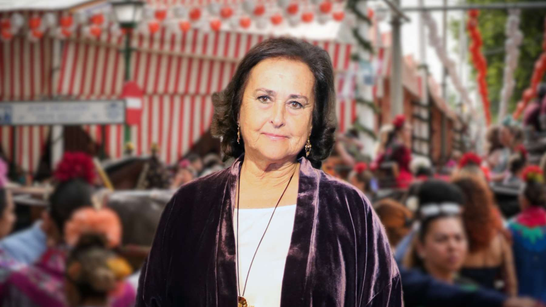 Carmen Tello sobre la aglomeración de la Feria de Abril: Moverte de una caseta a otra es horrible