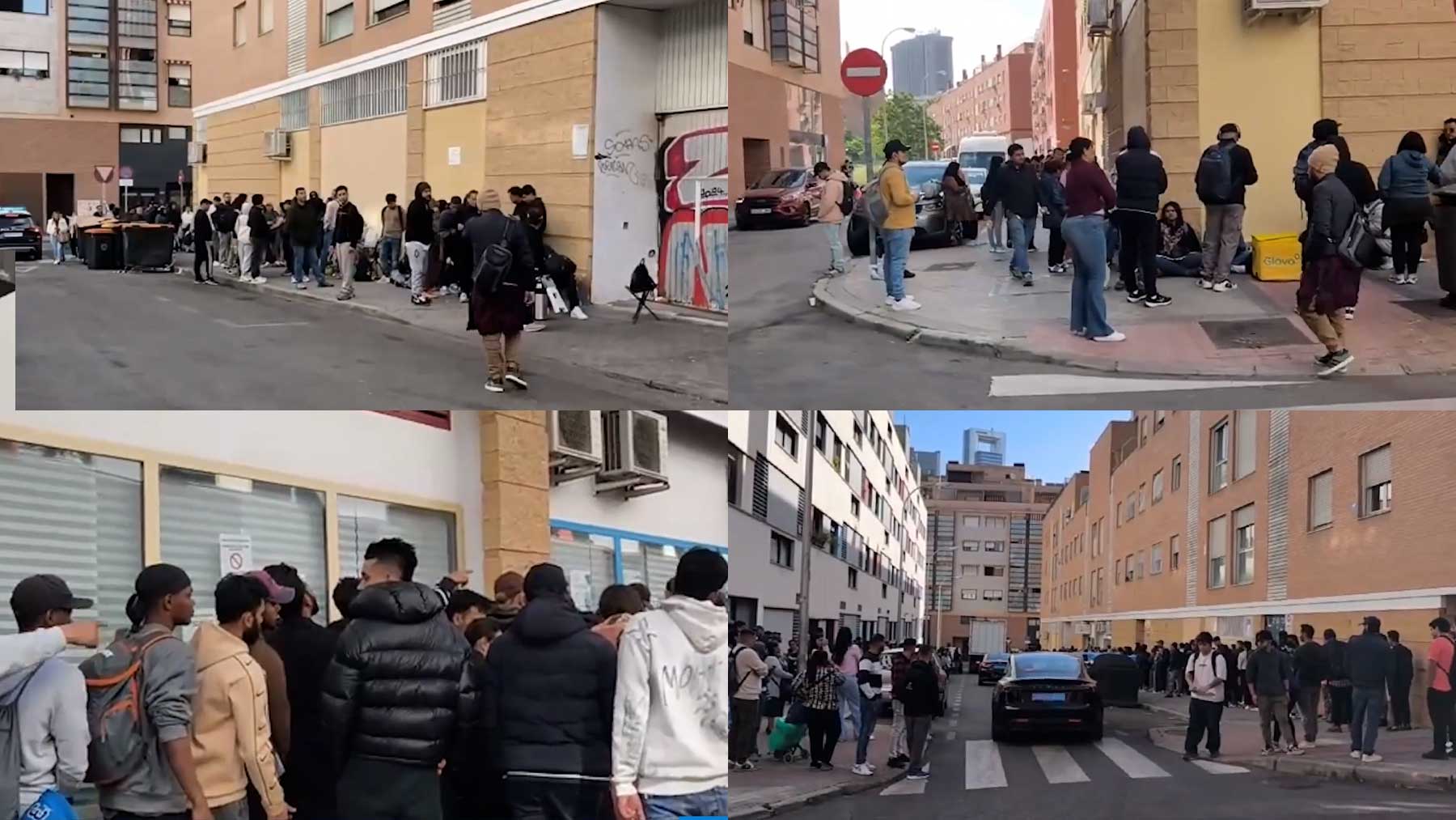 OKDIARIO en las interminables colas de inmigrantes ilegales que esperan ser regularizados: Sánchez es una gran persona