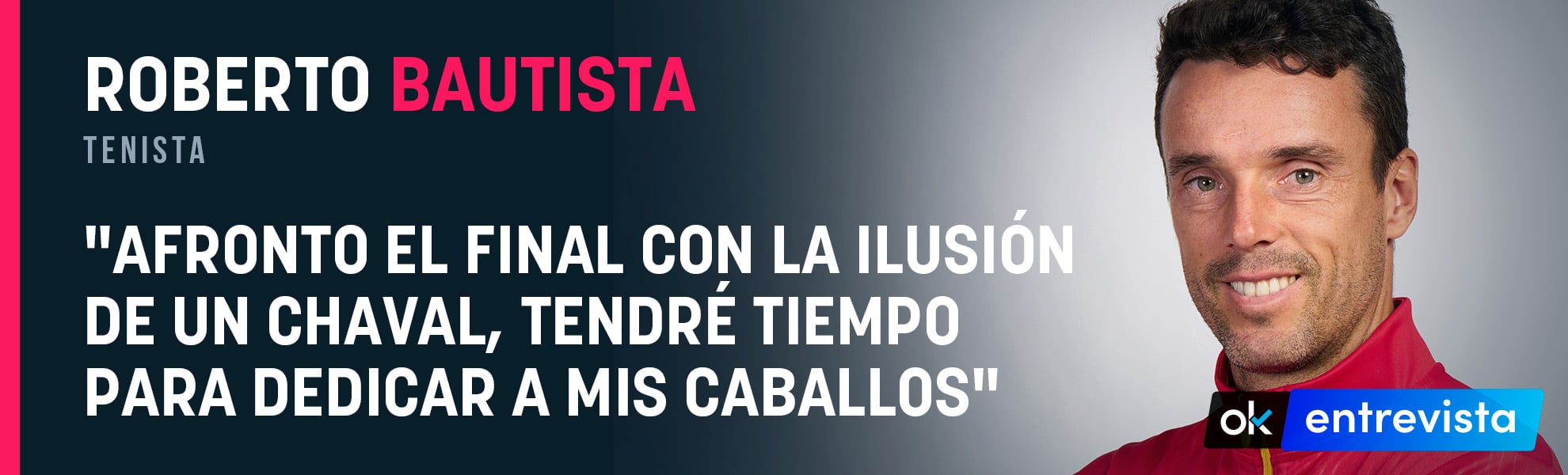 El adiós de Bautista: Lo afronto con la ilusión de un chaval, tendré tiempo para dedicar a mis caballos
