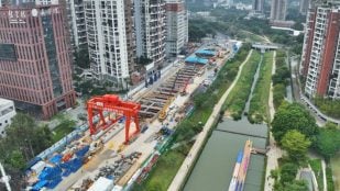 Proyecto de la línea 27 del ferrocarril de Shenzhen, China // Wen Xin, fotografía