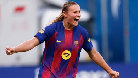 El Barça celebra la Liga F. (EFE)