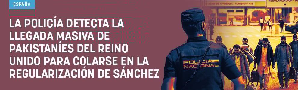 La Policía detecta la llegada masiva de pakistaníes del Reino Unido para colarse en la regularización de Sánchez